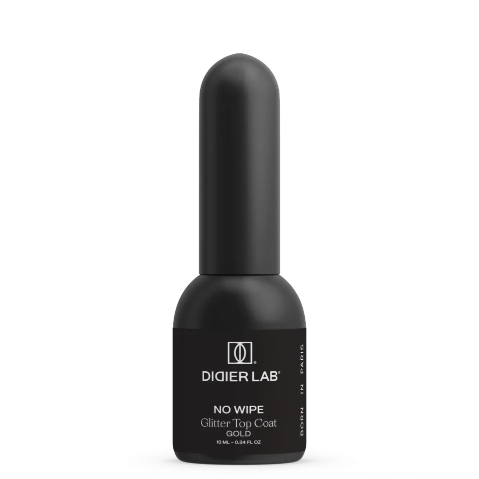 Didier Lab Glitter Top Coat gellak guld HEMA-fri