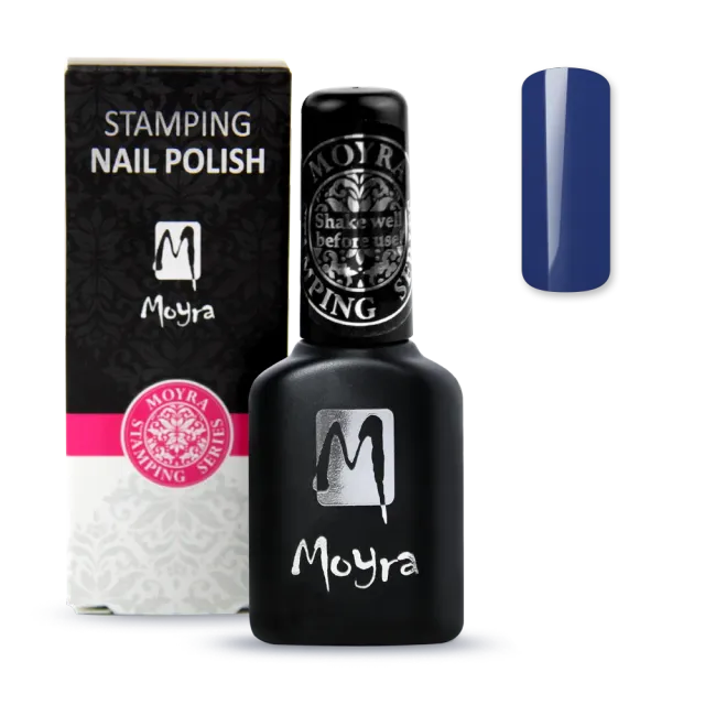 Moyra Smart SPS10 Blue stampinglak 12 ml langsomtørrende
