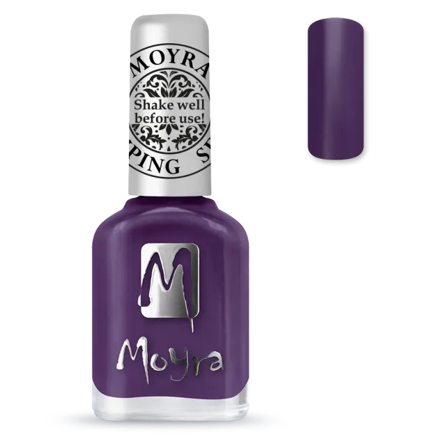 Moyra SP04 Purple stampinglak lilla 12 ml