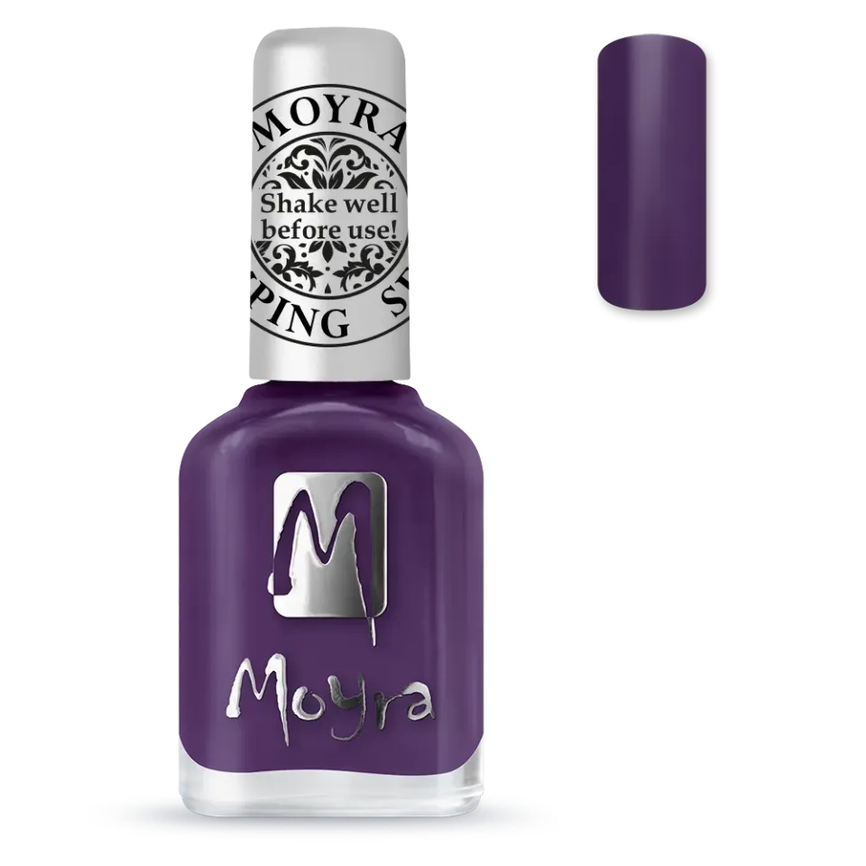 Moyra SP04 Purple stampinglak lilla 12 ml