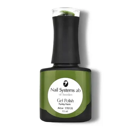 Mline 090 Funky Ferm gellak 15 ml skovgrøn pigmenteret