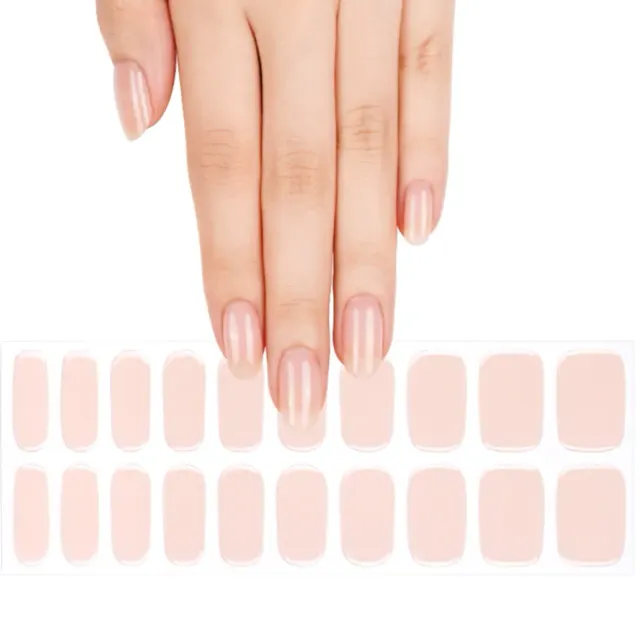 Clear Jelly Stamper Gel-ly Wraps 391 neglewraps light nude
