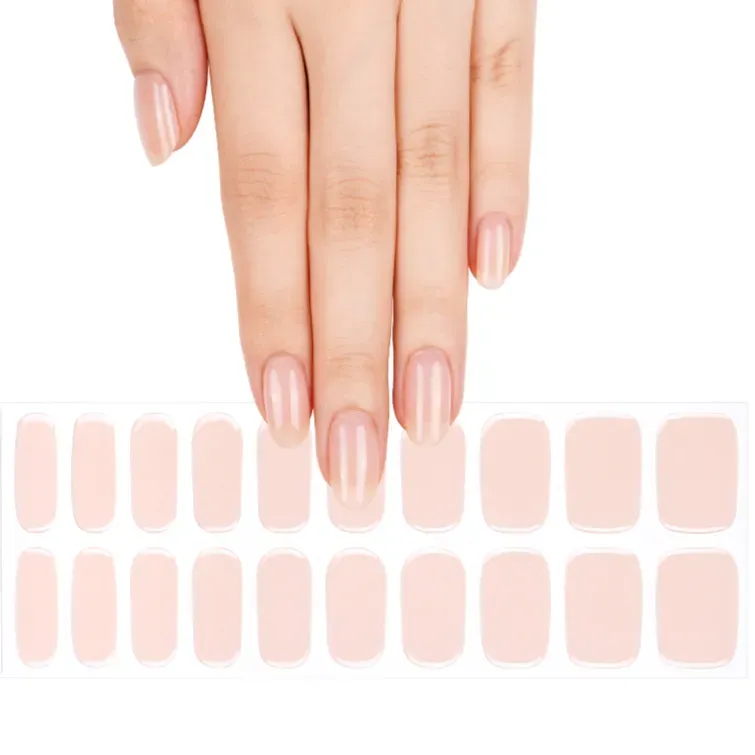 Clear Jelly Stamper Gel-ly Wraps 391 neglewraps light nude