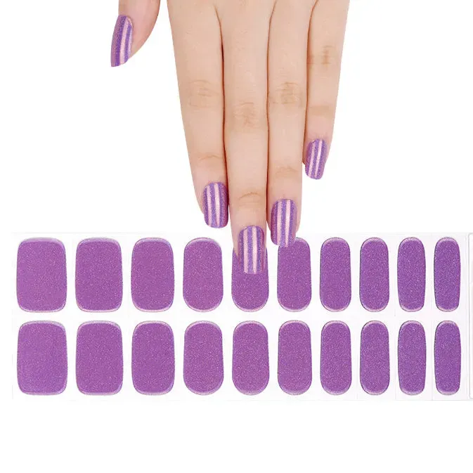 Clear Jelly Stamper Gel-ly Wraps 318 negle strips lilla Classic