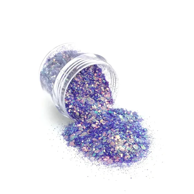 Clear Jelly Stamper KoKo & Claire Sprinkles 9 glitter violet
