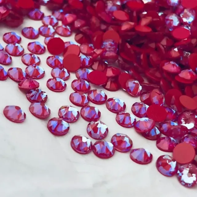 Beautystones Crystal Royal Red DeLite neglekrystaller