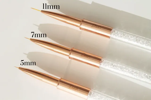 Clear Jelly Stamper K&C Detail Brushes neglepensel 5 mm tynd