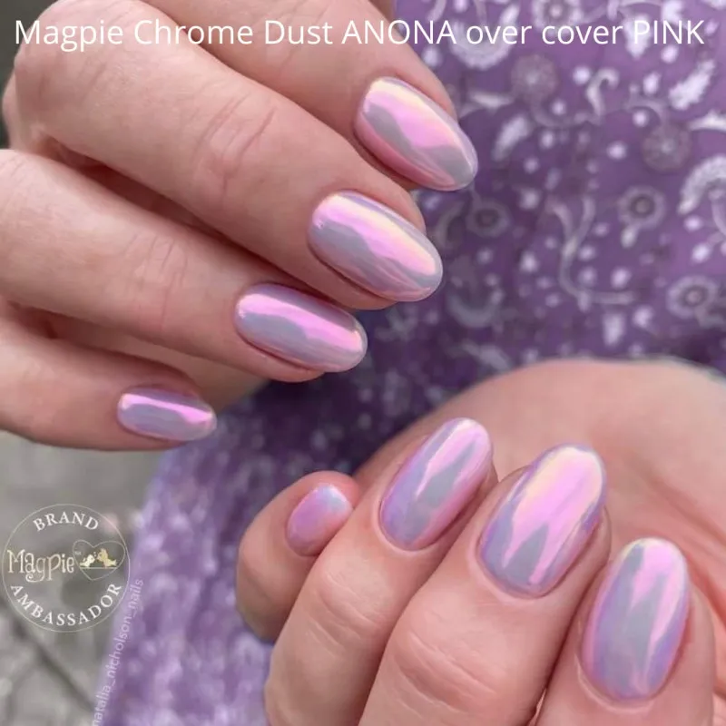 Indigo Nails Anona chrome pulver til negle
