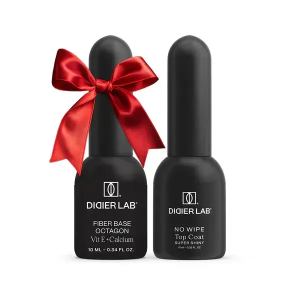 Didier Lab Octagon bestseller-sæt base + top coat 2x10 ml