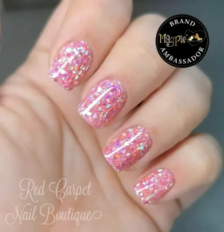 Indigo Nails Eleanor negleglitter flot dækning