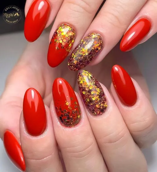 Indigo Nails Beautystones Sunny negleglitter solgul glimmer