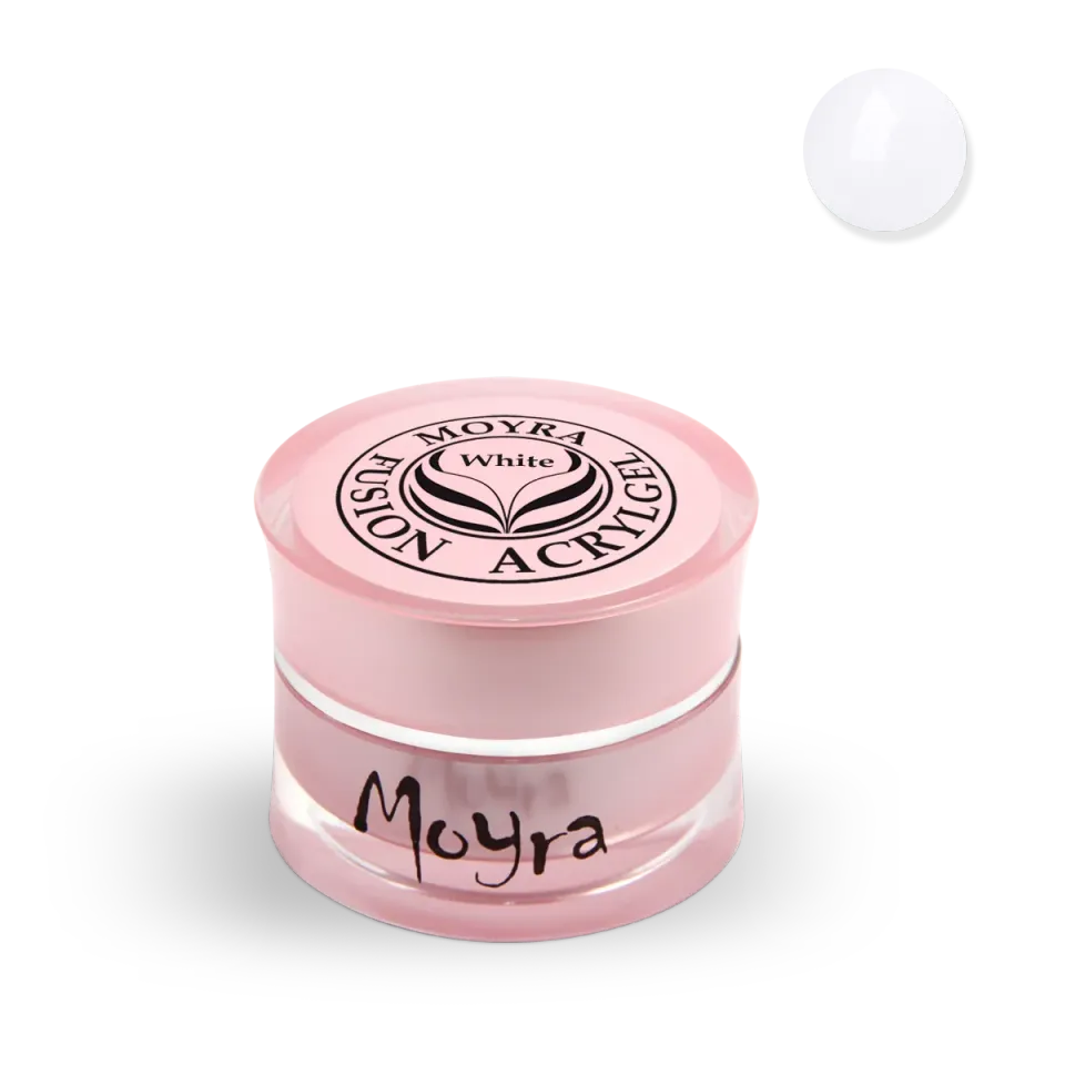 Moyra Fusion White acrylgel 5 g hvid