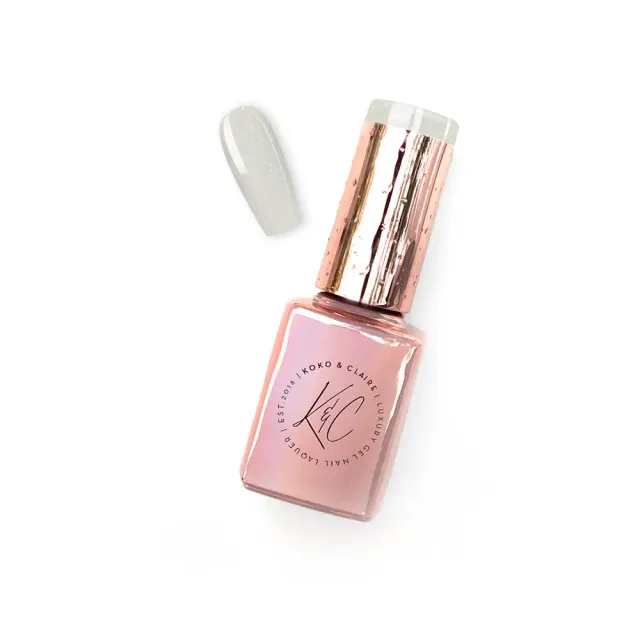 Clear Jelly Stamper KoKo & Claire 0506 Purity gellak hvid 12ml glitter