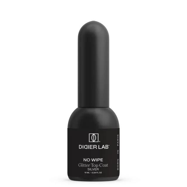 Didier Lab Glitter Top Coat gellak sølv HEMA-fri