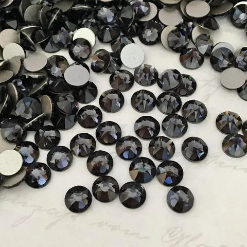 Beautystones Crystals Graphite neglekrystaller mørk