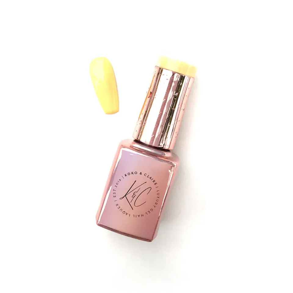 Clear Jelly Stamper 055 Vintage Twist gellak gul 12 ml cremet