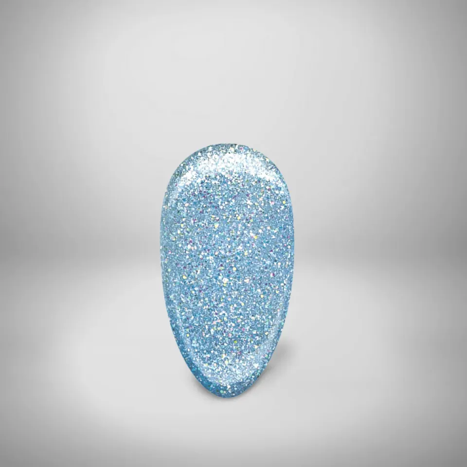 Nail Supply Glam Hellblau GL-019 gellak 5g lyseblå
