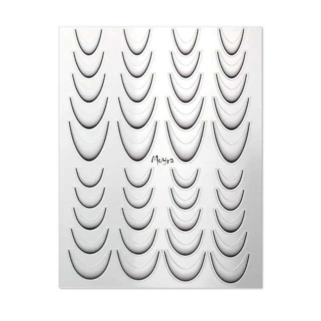 Moyra Ombre negle stickers No. 26 Black selvklæbende