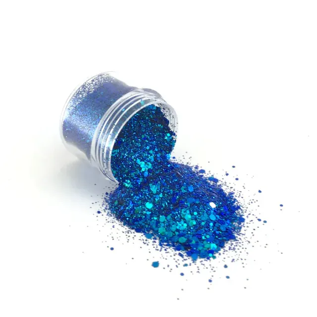 Clear Jelly Stamper KoKo & Claire Sprinkles 16 negleglitter indigo blue