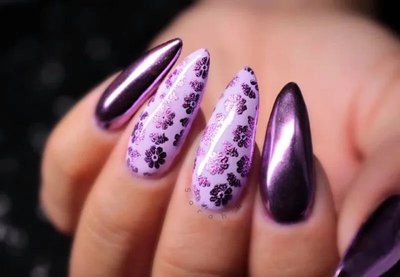 Indigo Nails Beautystones Teresa Chrome neglepulver spejleffekt