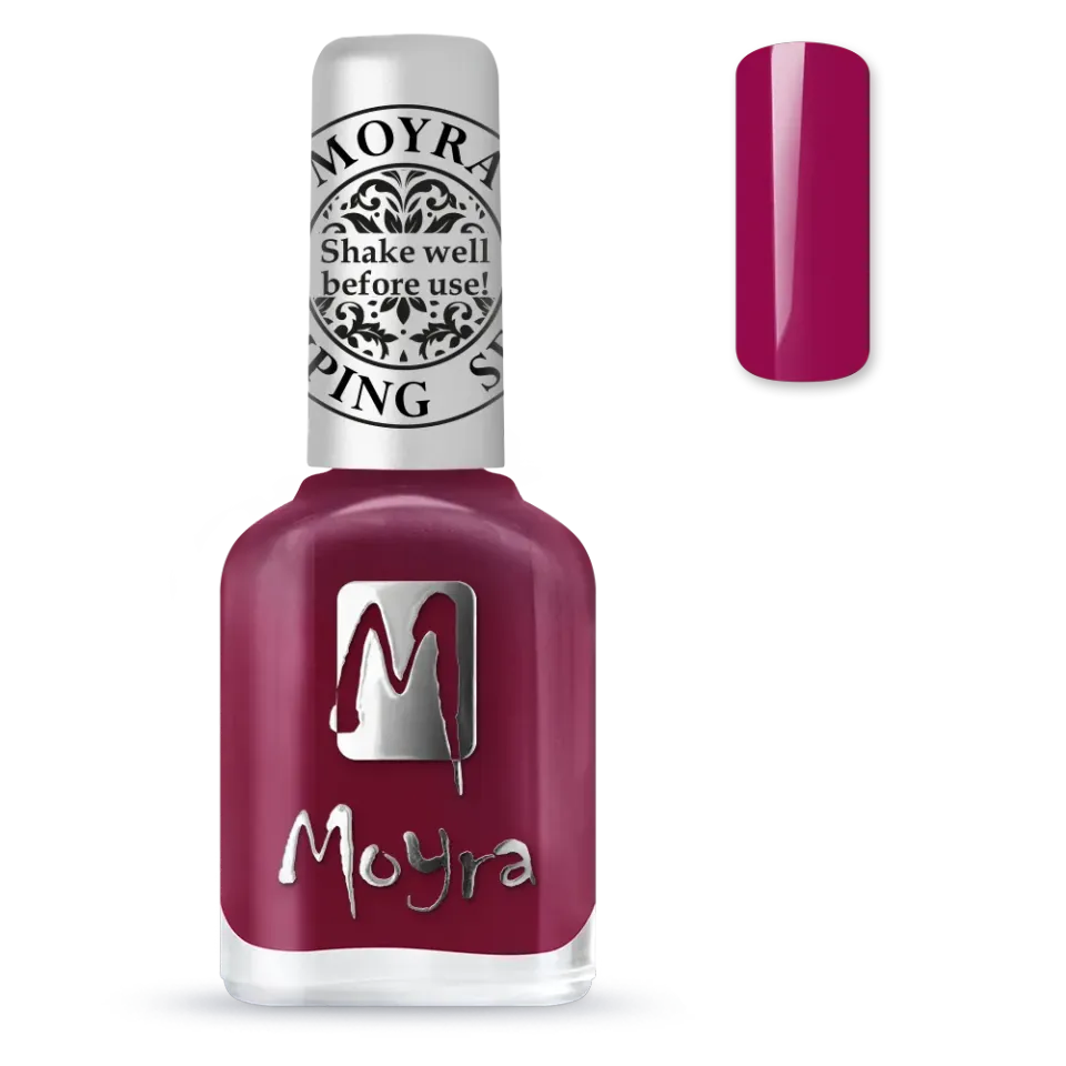 Moyra Stamping SP40 Amaranth Red neglelak 12 ml – ekstra dækkende