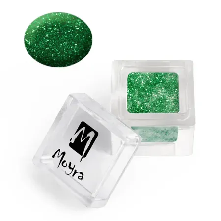 Moyra Colour acrylics 108 Green Shimmer akrylpulver 3,5 g