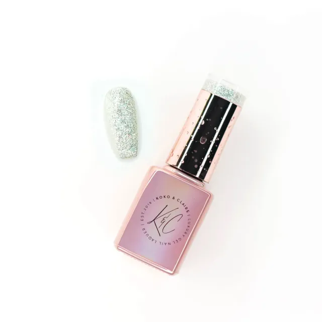 Clear Jelly Stamper Koko & Claire 003 Snowstar gellak 12 ml sølv