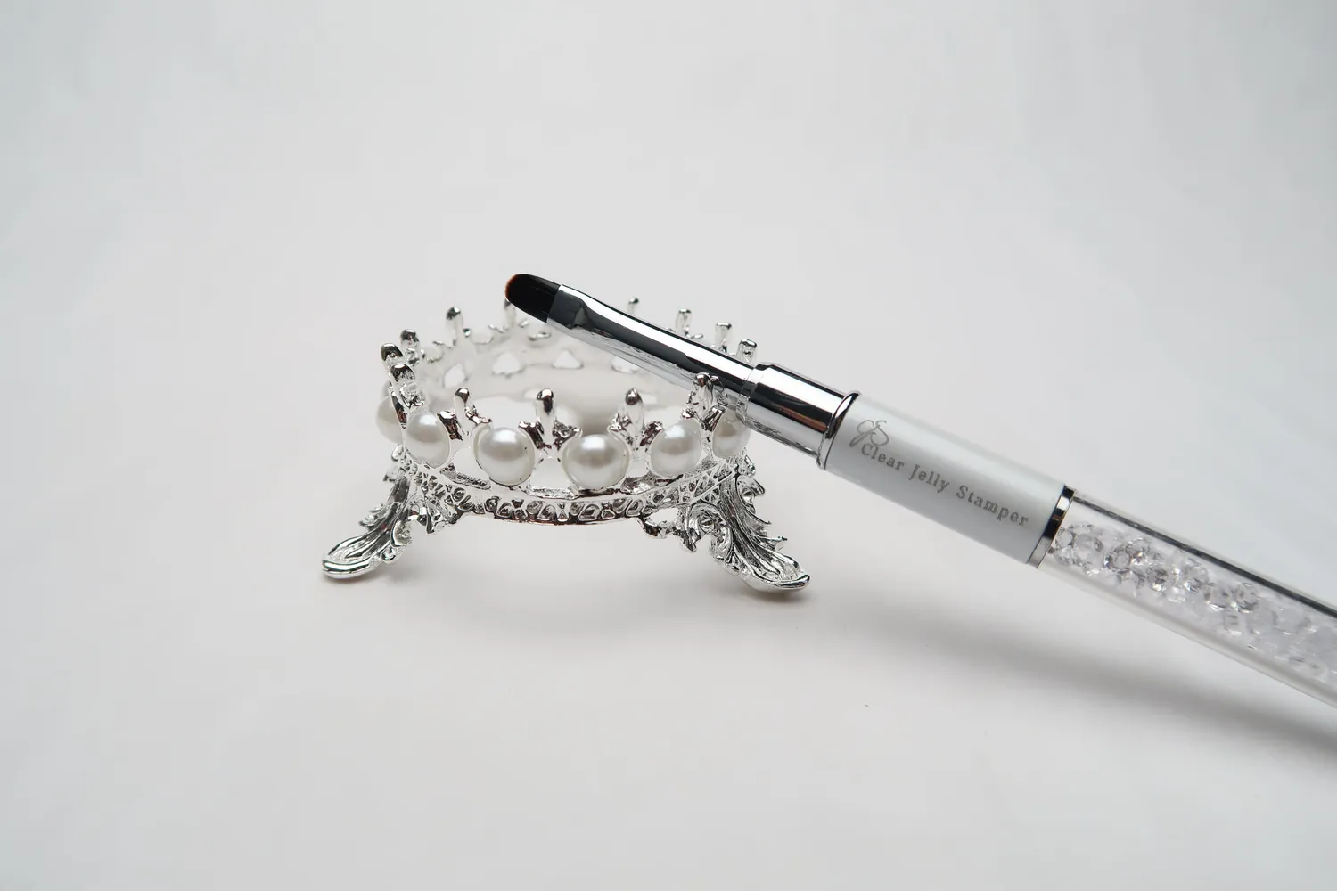 Clear Jelly Stamper The Crown penselholder guld 7 cm
