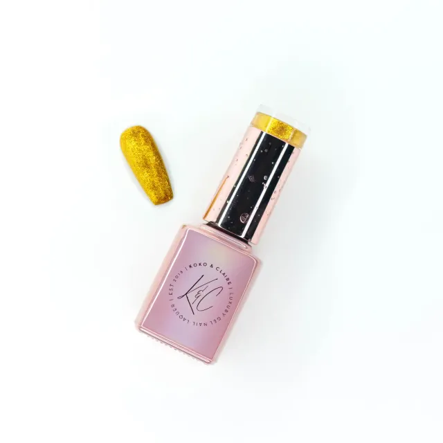 Clear Jelly Stamper KoKo & Claire 015 Guilded gel polish guld 12ml shimmer