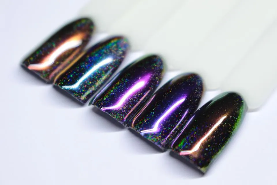 Beautystones Laurel Holo Chrome neglepulver spejleffekt