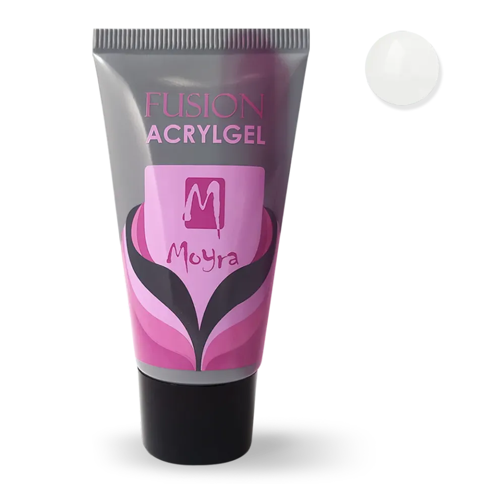 Moyra Fusion Natural Clear acrylgel 50 g uden duft