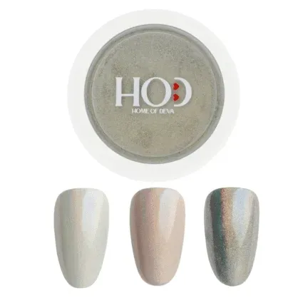 Mline Holo Silver HOD negleglitter sølv holo