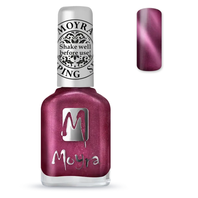 Moyra Cat Eye SP32 Magnetic Red stamping neglelak 12 ml