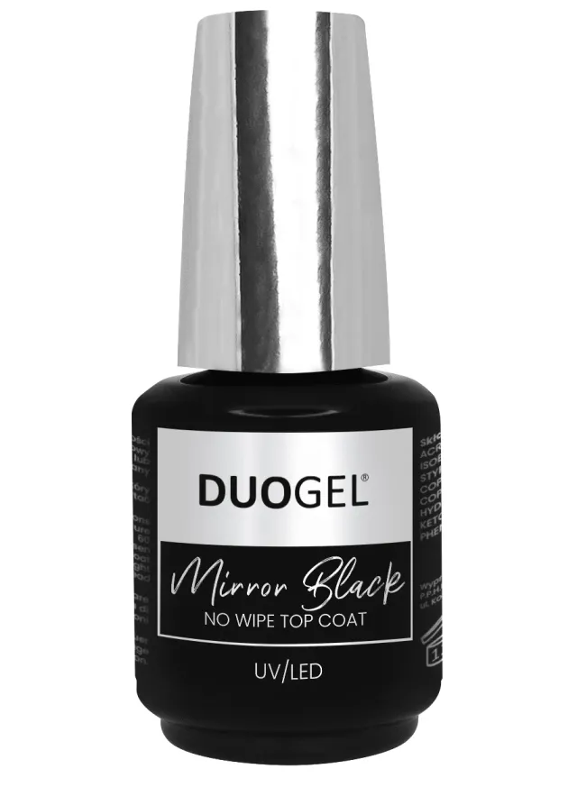 Mline Beauty Mirror Black no wipe top coat sort