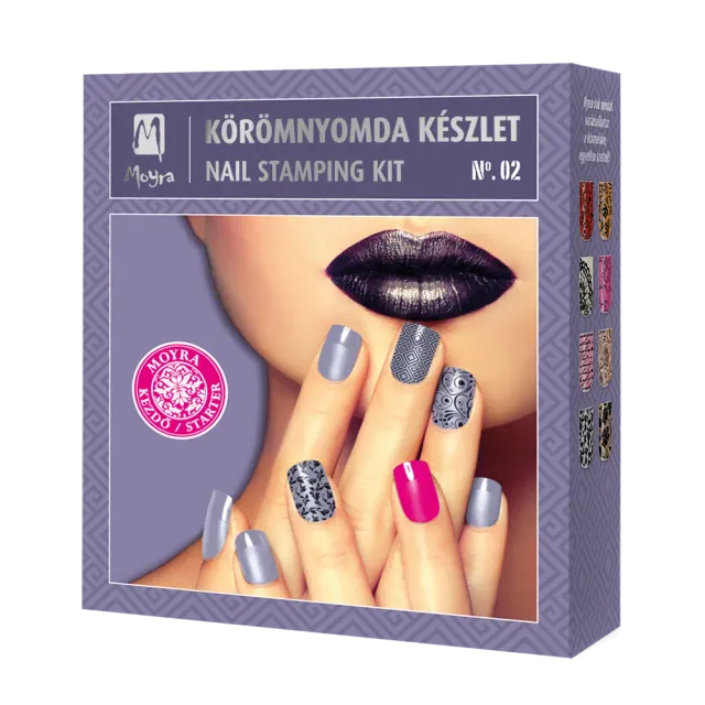 Moyra Stamping Kit 02 Learning to Stamp neglesæt komplet