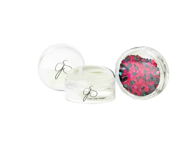 Clear Jelly Stamper Lil Miss Bling XL stamper Chic Heart Duo