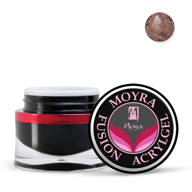 Moyra Fusion 106 Rosegold Glitter acrylgel 15 g glitter