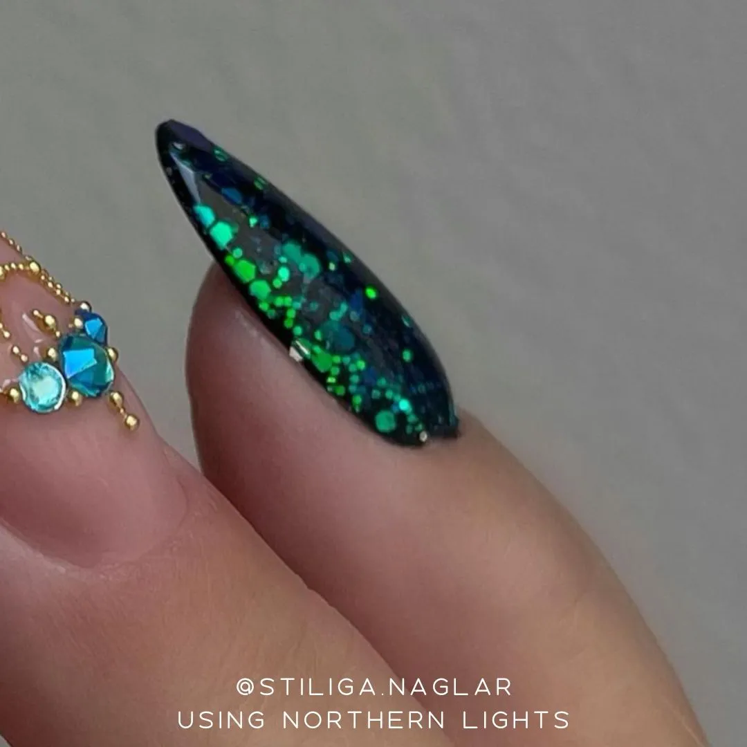 Moonflair Chameleon Glitter løsglitter Northern Lights