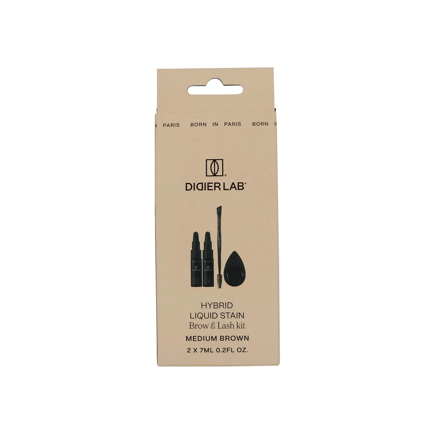 Didier Lab Hybrid Liquid Stain bryn- og vippefarve kit