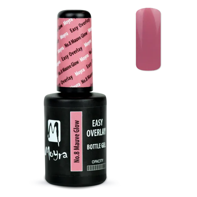 Moyra Easy Overlay 8 builder gel 10 ml mauve