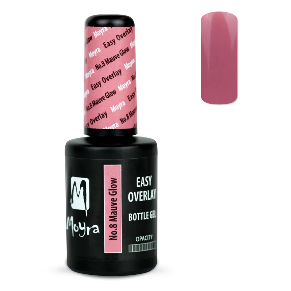 Moyra Easy Overlay 8 builder gel 10 ml mauve