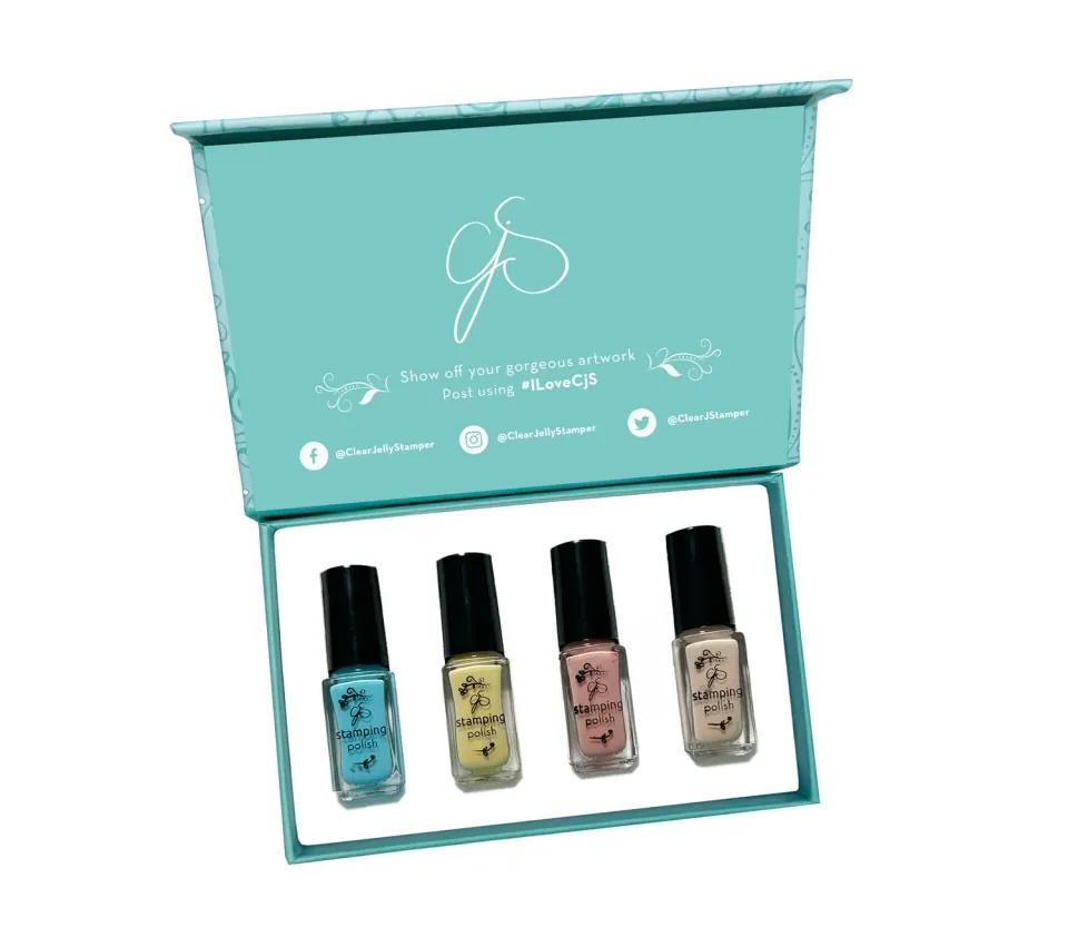 Clear Jelly Stamper Chickadee stampingsæt 4 stk pastel