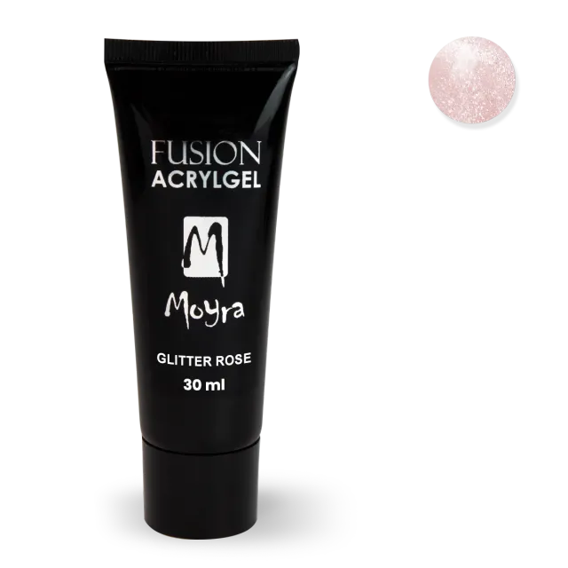 Moyra Fusion acrylgel Glitter Rose 30 ml