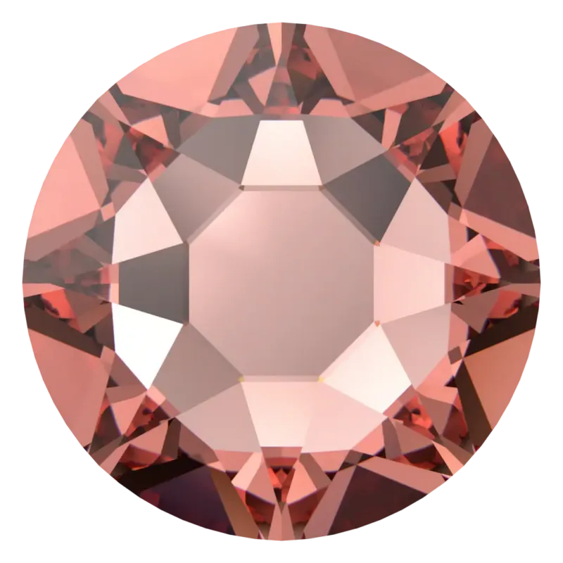 Beautystones Crystals Bush Rose neglesten flat back