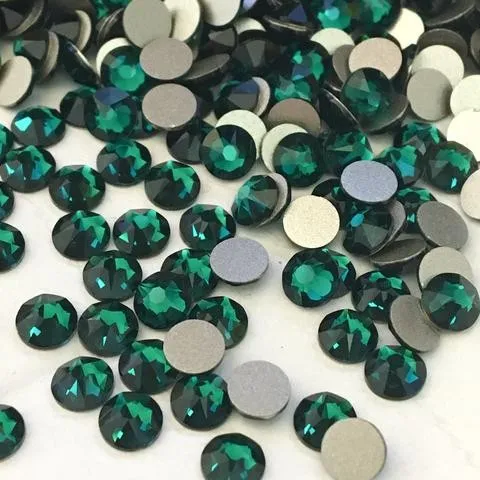 Beautystones Emerald neglekrystaller smaragdgrøn