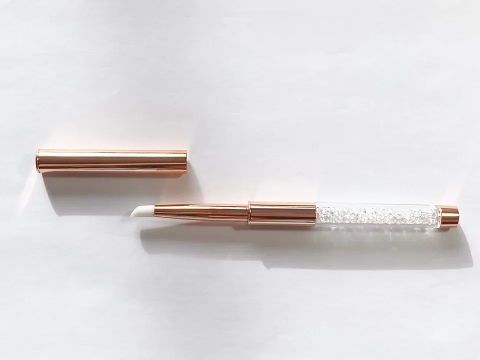 Clear Jelly Stamper Chrome Burnishing Tool chromebørste silikone