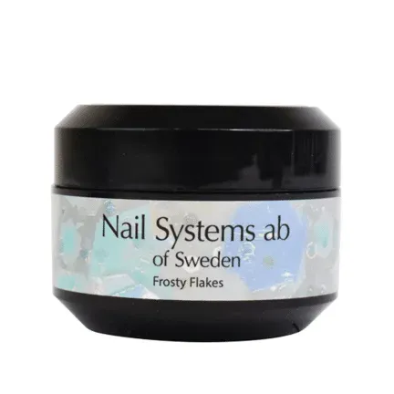 Mline 02 Frosty Flakes glittergel 15 ml effekt