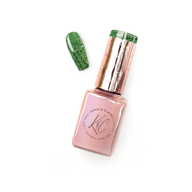 Clear Jelly Stamper KoKo & Claire 0337 Let's Go gellak grøn 12 ml