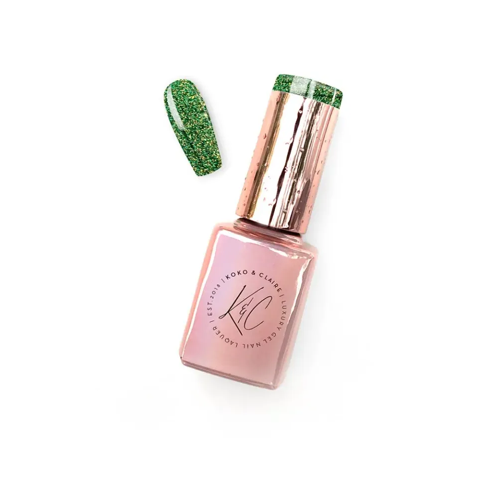 Clear Jelly Stamper KoKo & Claire 0337 Let's Go gellak grøn 12 ml