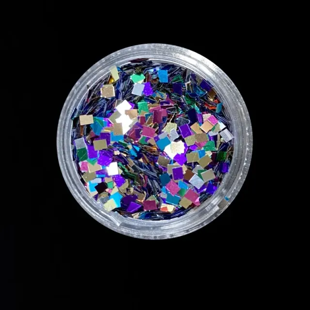 Beautystones Metallic Rectangle neglepynt metal